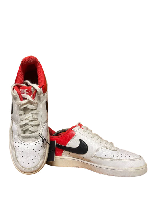Nike Court Vision White Red Black Casual Sneakers US no 9