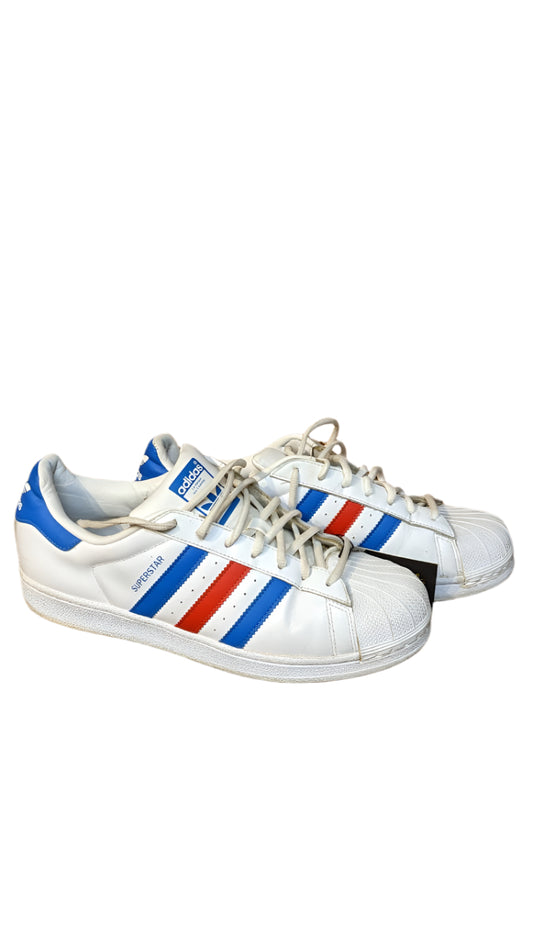 Adidas Superstar Ftw White / Red /Blue sz, US 10