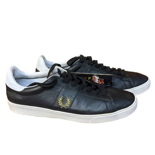 Fred Perry Spencer "Black" Leather sz Us 17